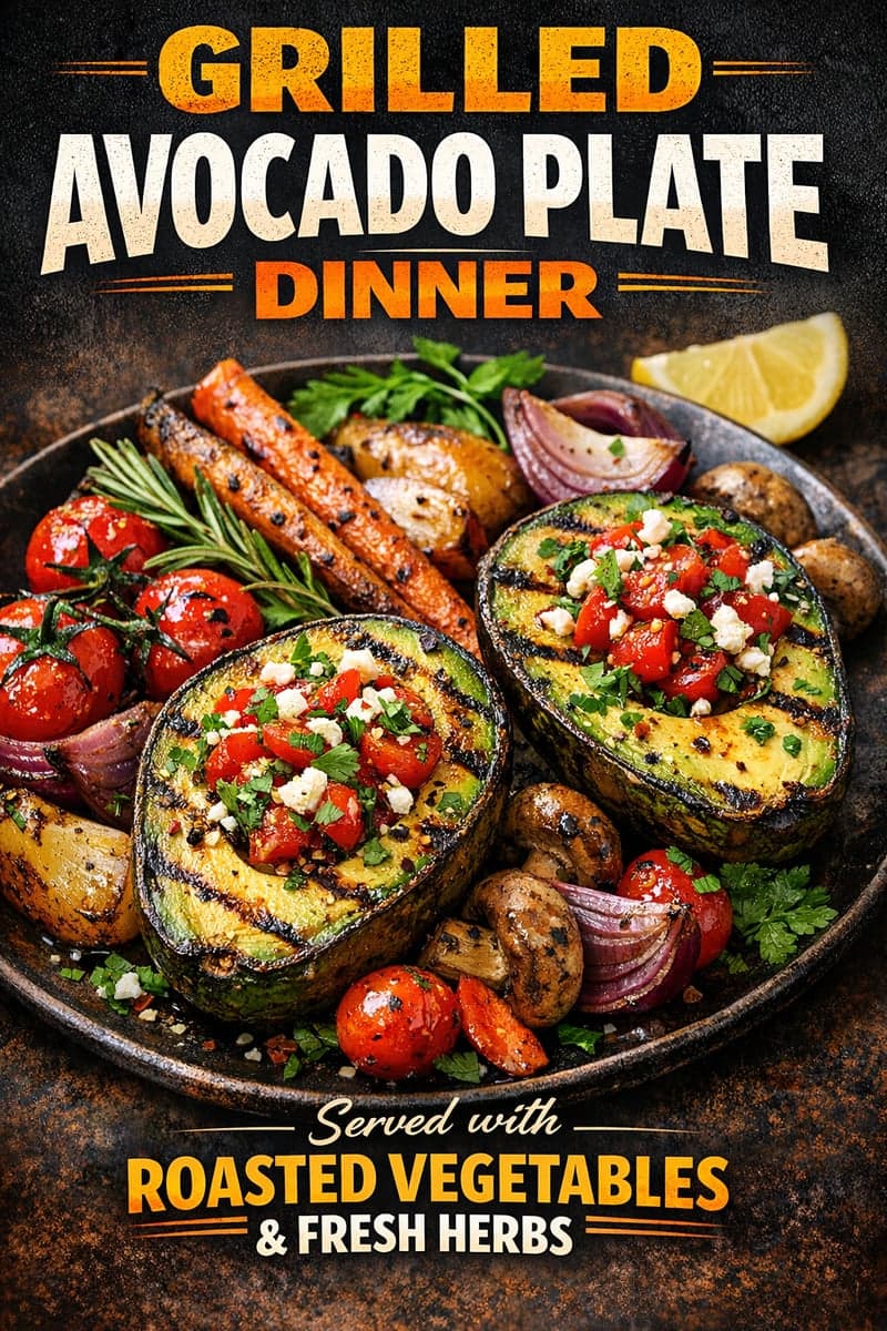 Grilled Avocado Plate